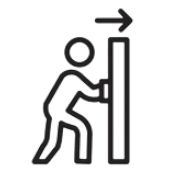 Closing the RFID Smart Cabinet door to finalize the transaction